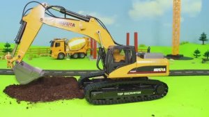 Обвал на дороге! Экскаватор и трактор восстанавливают путь 🏔️