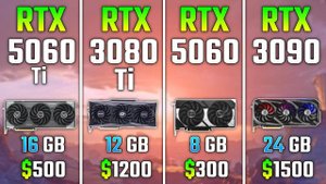 RTX 5060 Ti vs RTX 3080 Ti vs RTX 5060 vs RTX 3090 | Test in 7 Games