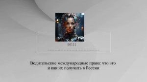 Водительские международные права: что это и как их получить в России