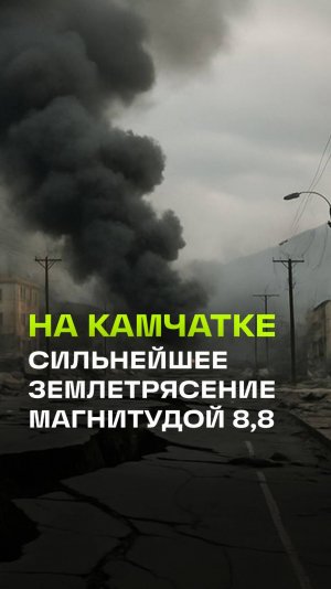 Камчатка пережила сильнейшее землетрясение за 70 лет