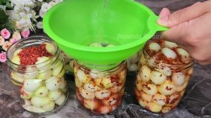 Боже как вкусно! Я научилась этому методу у 60-летнего мастера! Невероятно просто! Лук маринованный