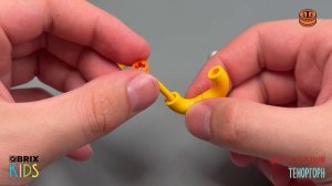 Собираем теноргорн из конструктора QBRIX KIDS - детские конструкторы с видеоинструкцией