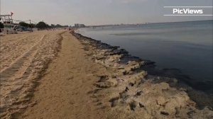 Анапа Центральный пляж сегодня 30 июля 2025. Обстановка на пляже в Анапе. Погода в Анапе сейчас