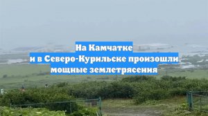 На Камчатке и в Северо-Курильске произошли мощные землетрясения