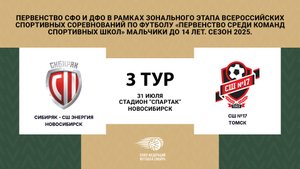"Сибиряк -СШ Энергия" (Новосибирск) - СШ №17 (Томск). Первенство СФО и ДФО. Юноши до 14 лет.