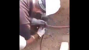 Такой способ сварки ты еще не видел.