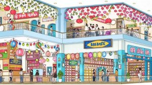 IKEA, магазин, аниме