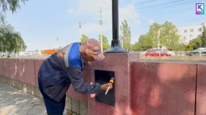 В Керчи продолжаются работы по благоустройству города