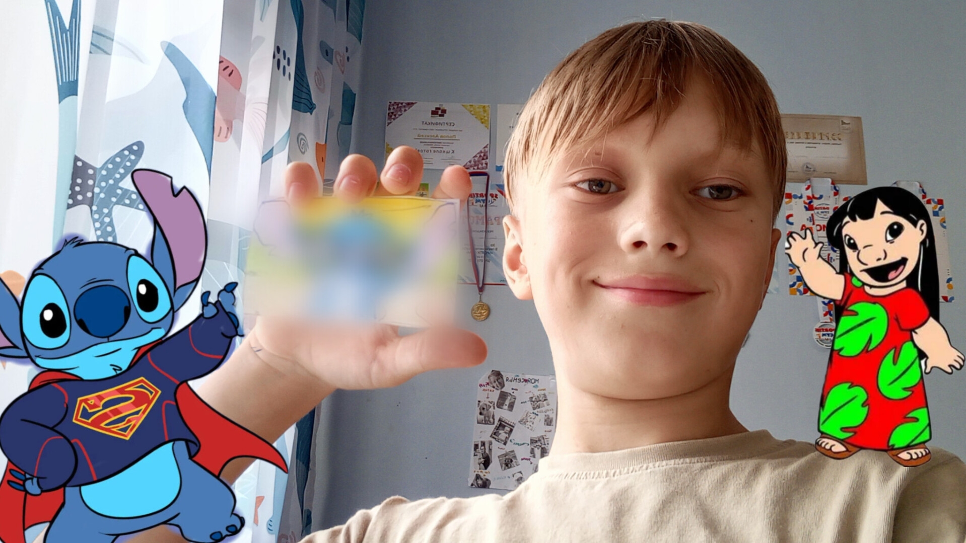 как нарисовать Стича на бумаге! смотреть онлайн