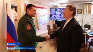 Георгий Филимонов встретился с врио командующего войсками Ленинградского ВО Рустамом Миннекаевым