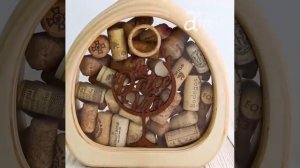 Изящные копилки для винных пробок из фанеры