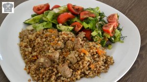 Гречка с мясом пошаговый рецепт.