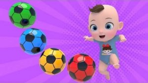 Отбить футбольный мяч | Itsy Bitsy Spider Детские стишки, Цветная песенка для детской площадки