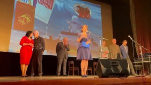 Татьяна Маругова на праздновании столетия журнала "Молодая гвардия".