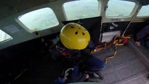 Netheravon Jump Video - First static line jump - group 1 - 1
