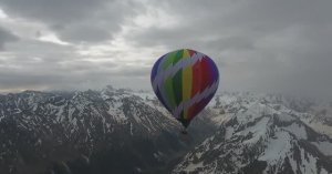 AERONUTS Эльбрус, первый рейс из Домбая