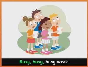 SM1_1ed unit 5 It's a busy, busy week