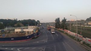 Подготовка к монтажу пролетов на развязке Липецкая ЮВХ