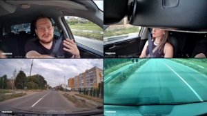 4 камеры: для салона и дороги! Бюджетный видеорегистратор для такси и др - TrendVision Proof 360 GPS