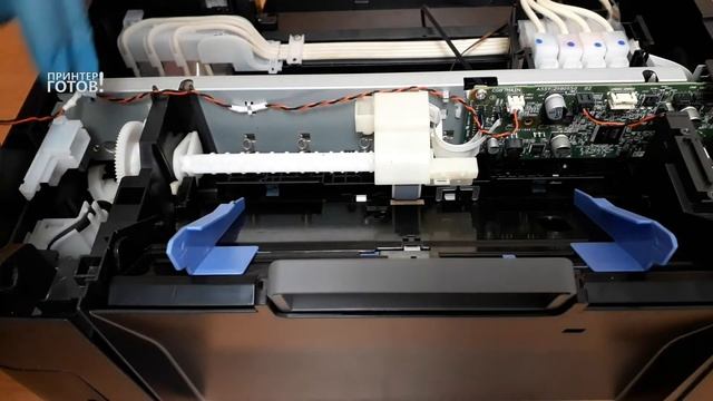 Замена двигателя принтера Epson. Устраняем ошибку "motor drive fatal error". смотреть онлайн