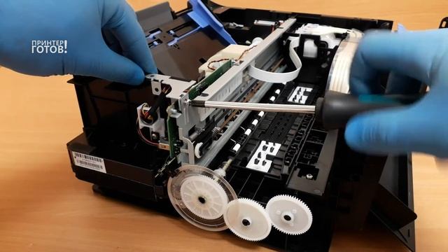 Разбор принтера Epson L3100. Как снять материнскую плату. смотреть онлайн