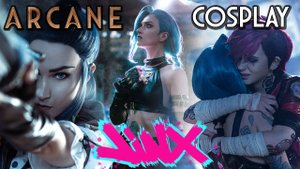 JINX ARCANE VI Caitlyn League of Legends LoL Cosplay