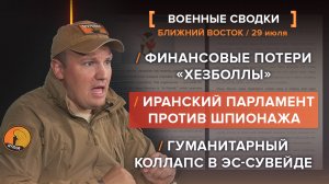 Финансовые потери «Хезболлы»
Гуманитарный коллапс в Эс-Сувейде
Иранский парламент против шпионажа