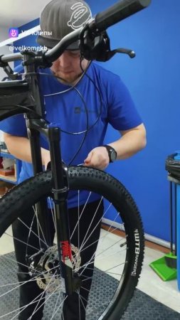 Сборка велосипеда из коробки