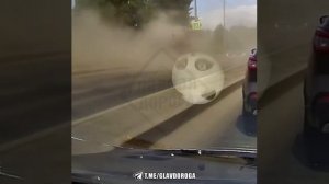 В Томске водитель грузовика устроил ДТП на светофоре