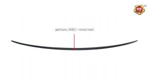 Спойлер крышки багажника Volkswagen Jetta (russ-artel.ru)