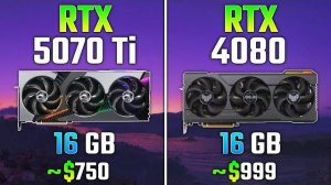 RTX 5070 Ti vs RTX 4080 | Test in 7 Games