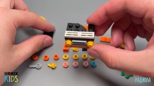 Собираем радиолу из конструктора QBRIX KIDS - детские конструкторы с видеоинструкцией