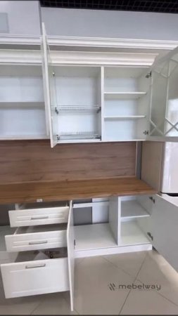 Заман Кухня Кристалл 2.7м | Айвори
