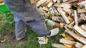 Сетка под профлистом. Дрова.