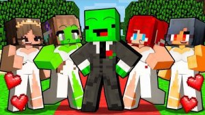 Майки женился - Испытание любовного проклятия - мультик про Майнкрафт