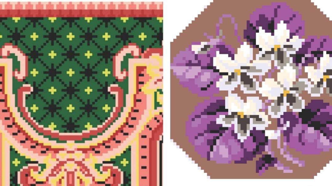 СТАРИННЫЕ СХЕМЫ. Art Nouveau. Рукоделие, вышивка, вязание. Подборка №152. смотреть онлайн