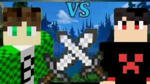 Вызвал брата один на один в пвп в Майнкрафте!