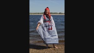 кубовый сарафан