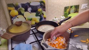 Суп диетический с сырными клецками // Плов с булгуром // Блины с творогом