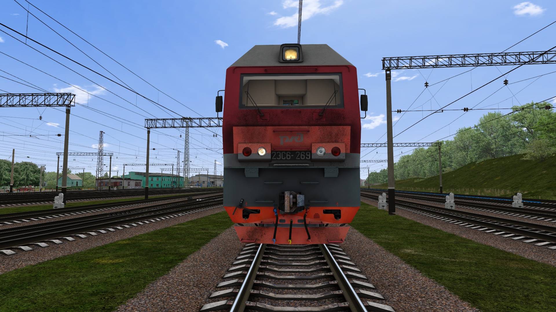 [RailTrainSim MDD] | Запуск электровоза 2ЭС6 Синара смотреть онлайн