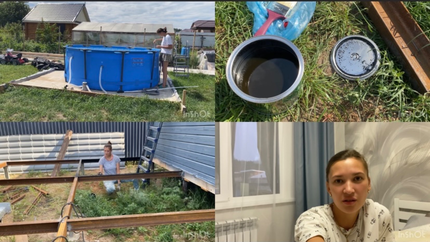 ПОЧИСТИЛА БАССЕЙН// КУПИЛА КРАСКУ и ПОКРАСИЛА КАРКАС//ОТВЕЧАЮ НА ВОПРОС// НЕМНОГО О СЕБЕ смотреть онлайн