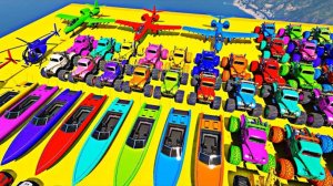 ГТА 5 МОДЫ - Человек-Паук спасает Бэтмена, Железный человек против Венома - Гонки на машинах