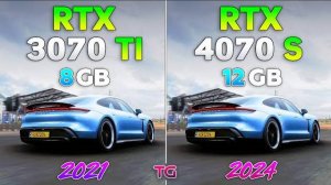 RTX 4070 SUPER vs RTX 3070 Ti - Test in 10 Games