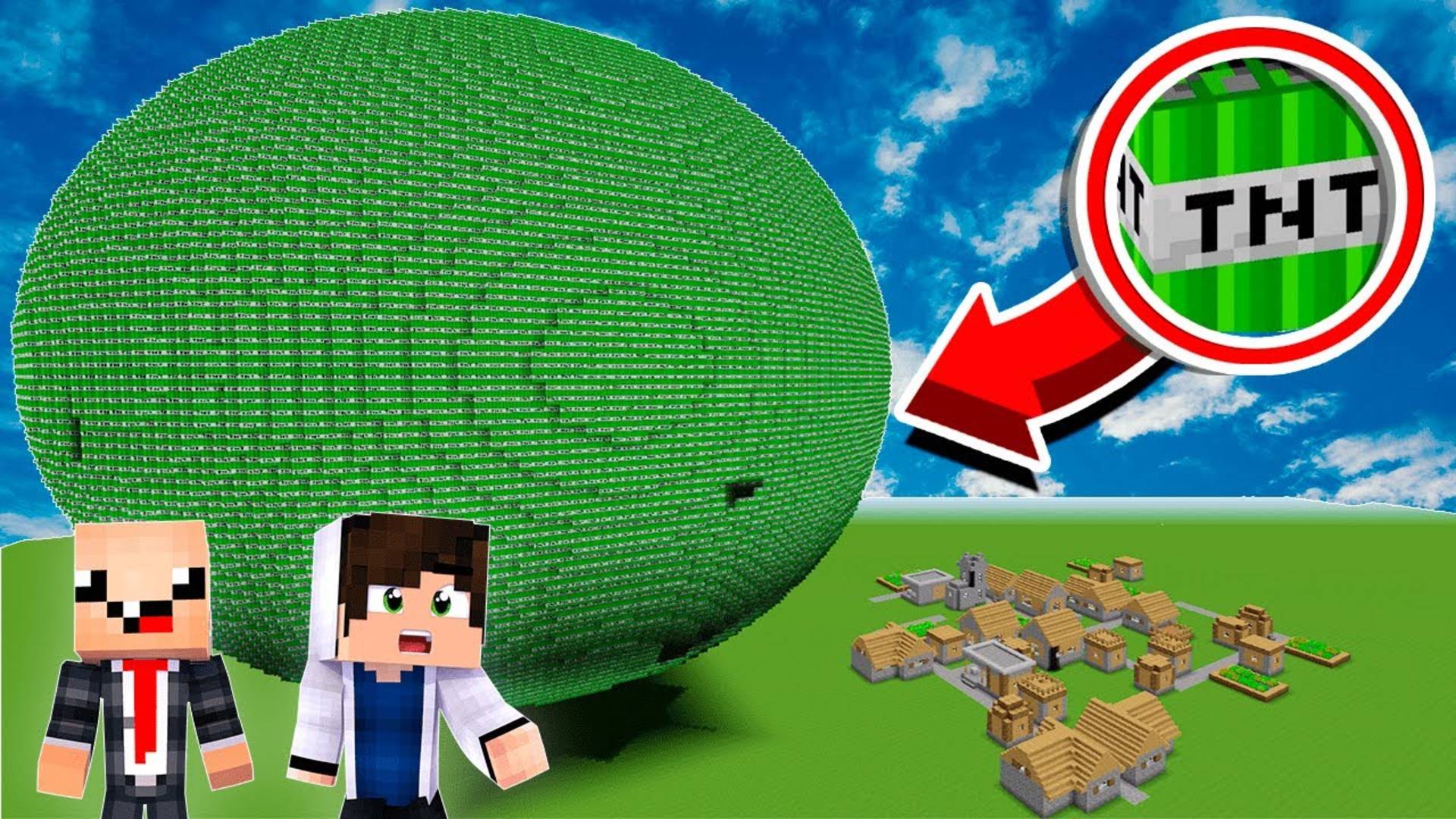 ЧТО БУДЕТ ЕСЛИ НУБ ВЗОРВЕТ 3000000 ТНТ БЛОКОВ В МАЙНКРАФТ! TNT ДИНАМИТ - ЭКСПЕРИМЕНТ MINECRAFT смотреть онлайн