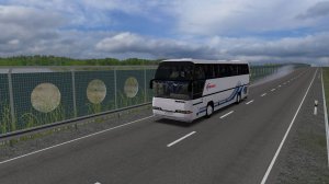 Поездка на Neoplan N116F по маршруту №250 по карте Чистогорск 0.9