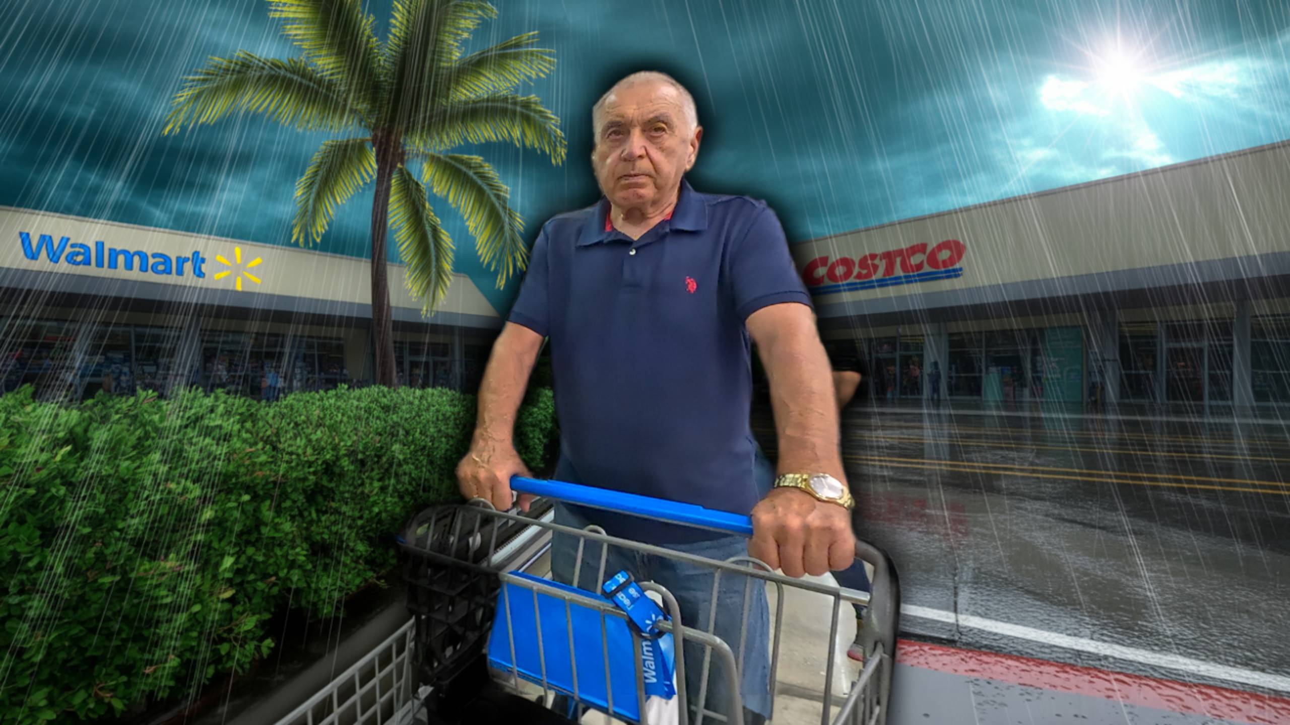 ПОЕХАЛИ С ДЕДОМ В COSTCO, А ПОПАЛИ В ТРОПИЧЕСКИЙ ШТОРМ! | Теперь Мы Тут