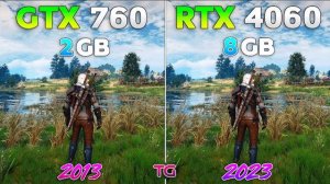 GTX 760 vs RTX 4060 - 10 Years Difference