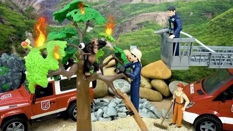 Пожарная машина реагирует~! ИГРУШКИ БИБО