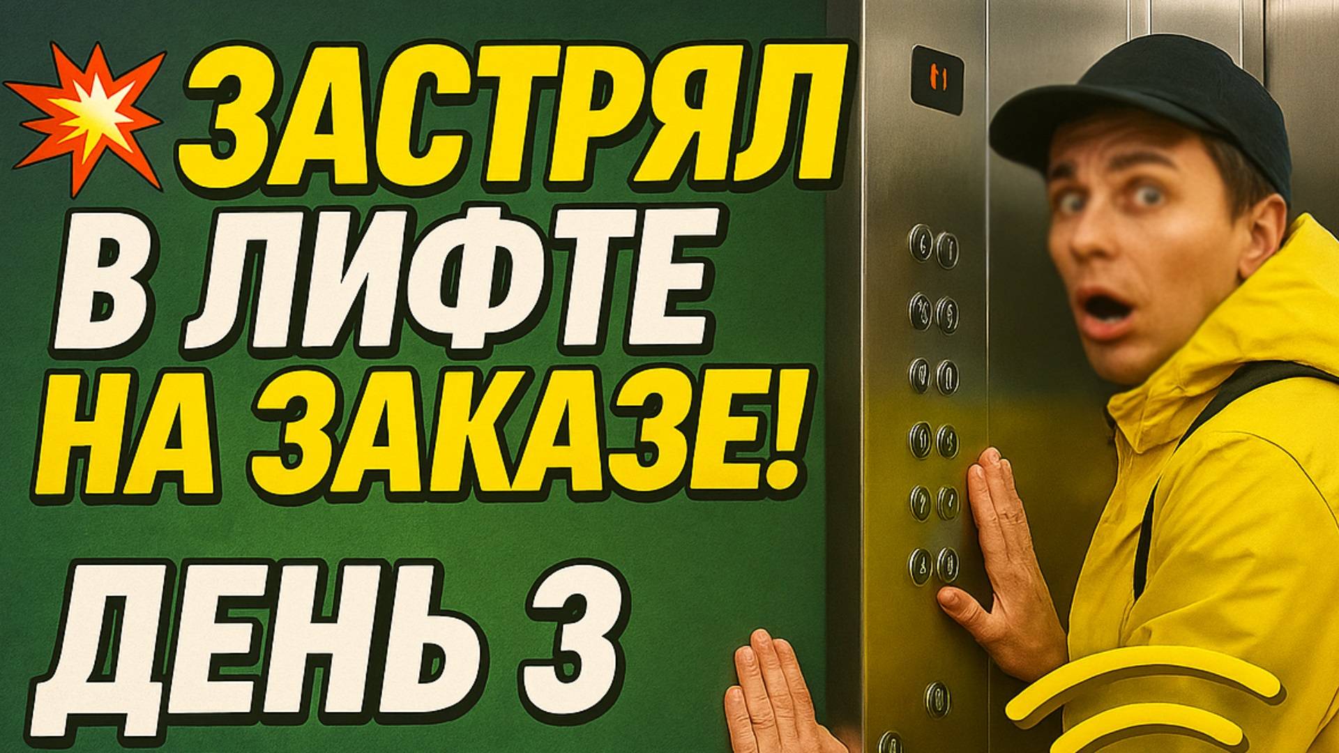 💥 ЗАСТРЯЛ В ЛИФТЕ НА ЗАКАЗЕ! День 3 — ещё 7 доставок и 32 минуты в очередях!