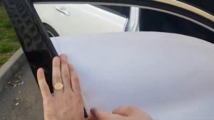 Как снять шаблон стекла (лекало для тонировки)